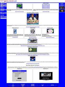 Captura de pantalla thepokerforum.com