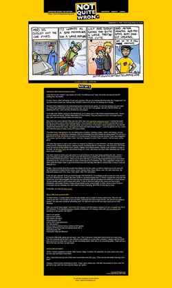 Screenshot notquitewrong.com