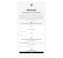 Screenshot smssender.org