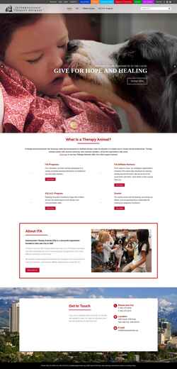 Zrzut ekranu therapyanimals.org