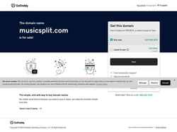 Schermata musicsplit.com