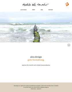 Снимак екрана alea-design.de