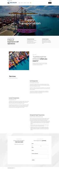 Screenshot sea-black.com