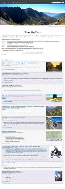 Screenshot trentobike.org
