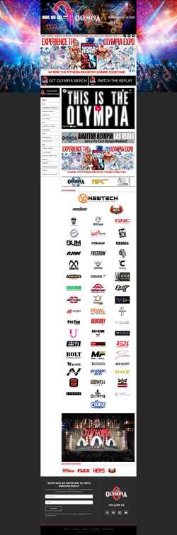 Schermata mrolympia.com