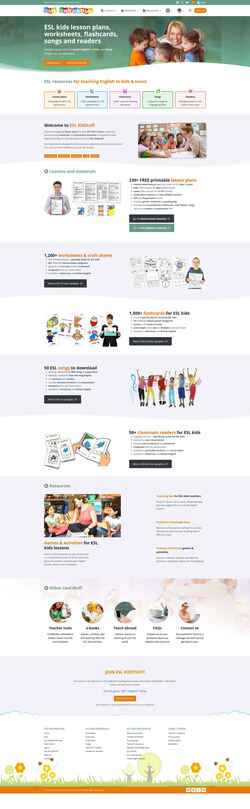Screenshot eslkidstuff.com