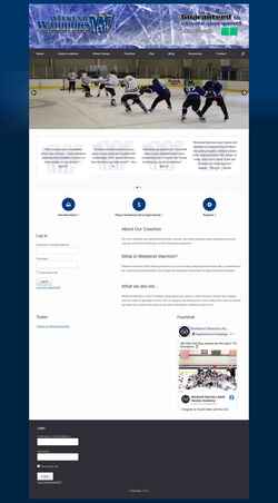 Snímek obrazovky weekendwarriorshockey.com