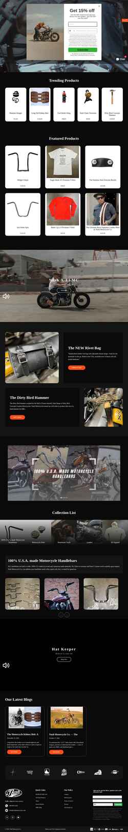 Screenshot nashmotorcycle.com