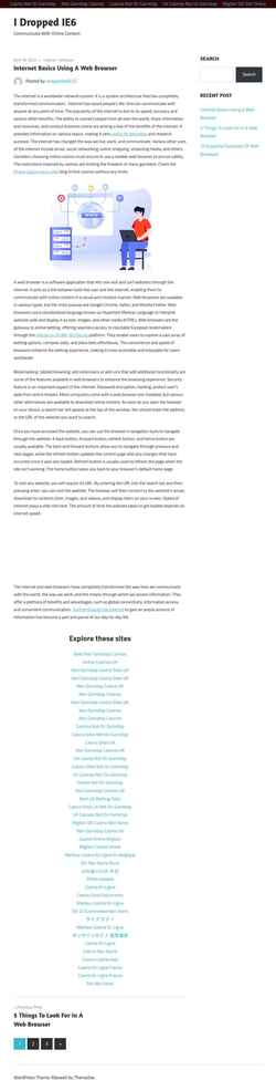 Screenshot idroppedie6.com