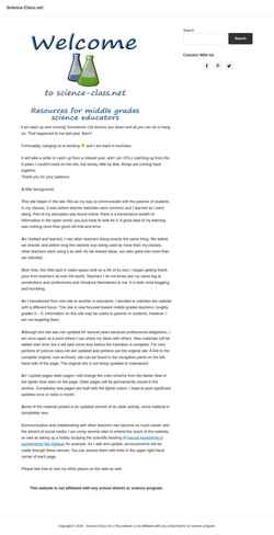Captura de pantalla science-class.net