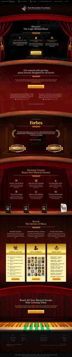 Screenshot pianoencyclopedia.com