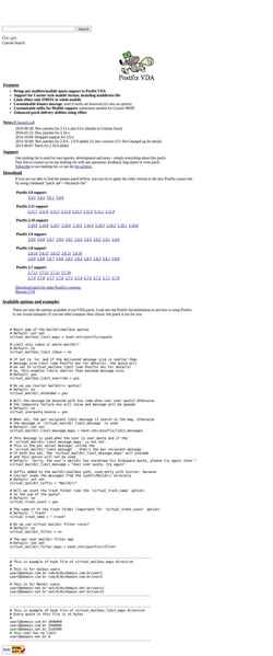 Екранна снимка vda.sourceforge.net