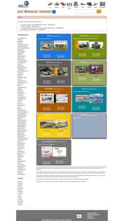 Snimka zaslona scale-model-kits.com