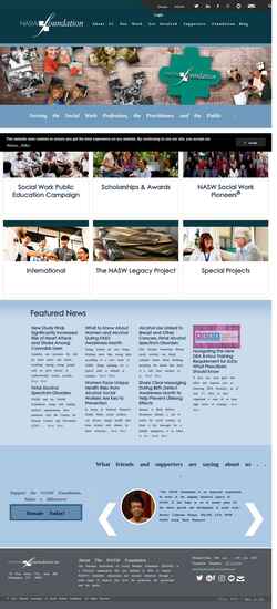 Screenshot naswfoundation.org