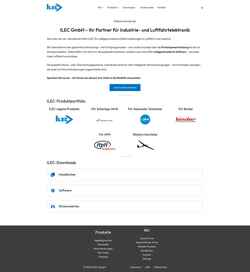 Snimka zaslona ilec-gmbh.com