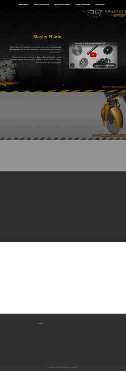 Screenshot masterblade.net
