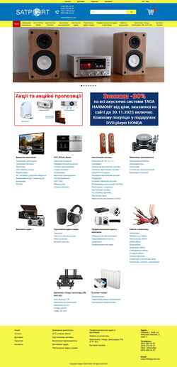 Screenshot satport.com.ua