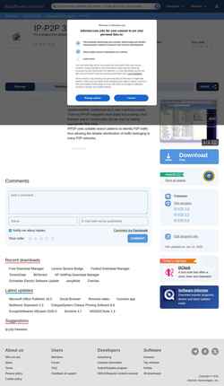 Snímek obrazovky ip-p2p.software.informer.com