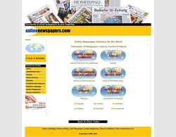 Captura de pantalla onlinenewspapers.com