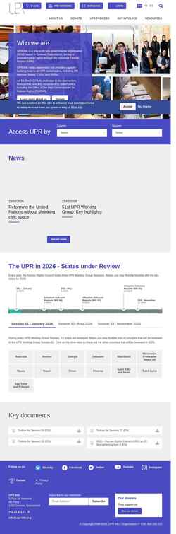 Screenshot upr-info.org