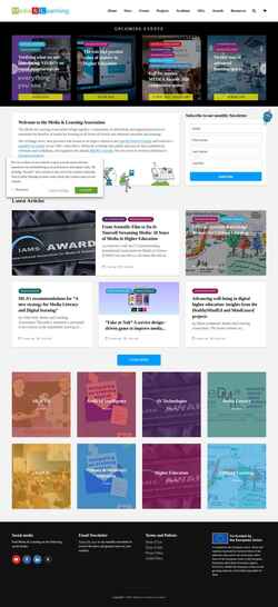 Снимак екрана media-and-learning.eu