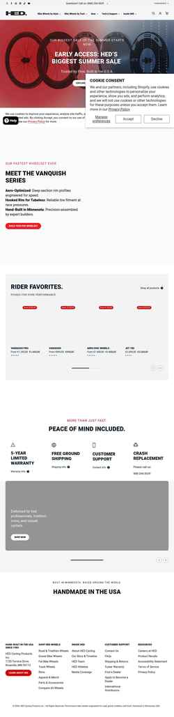 Screenshot hedcycling.com