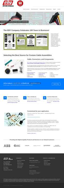 Posnetek zaslona ebycompany.com