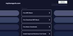 Snímek obrazovky mp3songurls.com