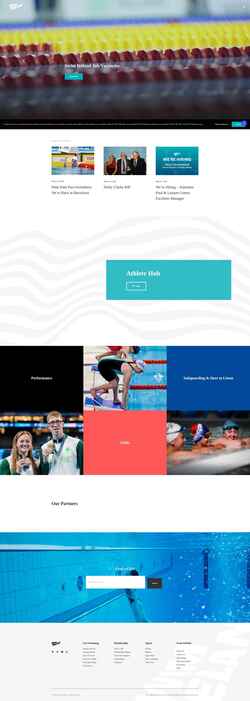 Captura de pantalla swimireland.ie