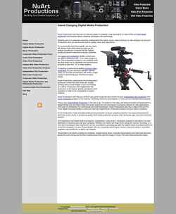 Screenshot nuartproductions.com