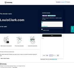 Captura de pantalla louisclark.com