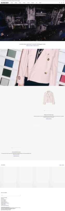 Schermata fr.burberry.com