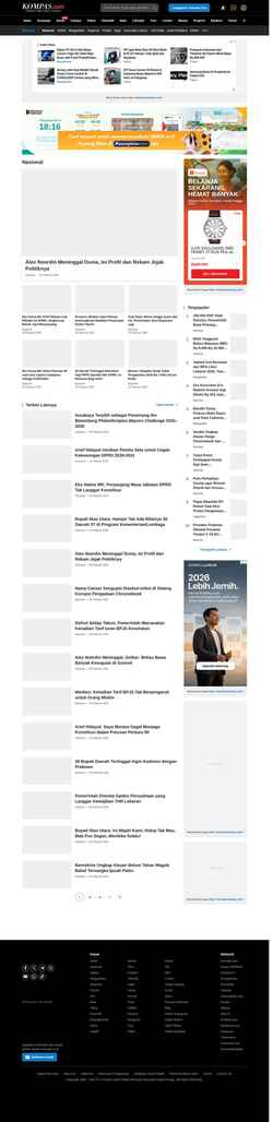 Скриншот nasional.kompas.com