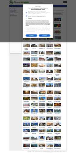 Screenshot famouswonders.com