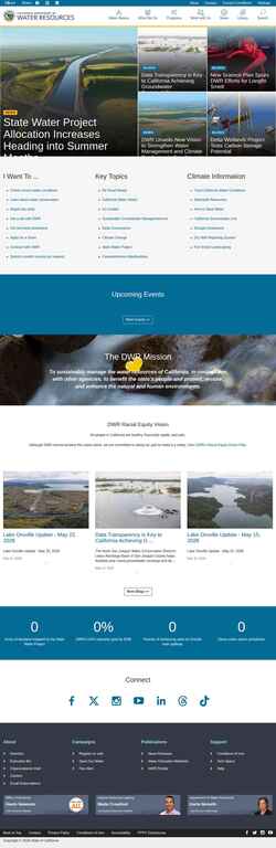 Screenshot water.ca.gov