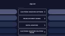 Screenshot sigs.net