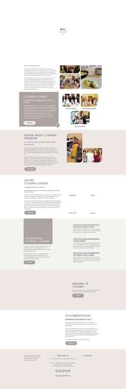 Captura de pantalla tuscany-cooking-class.com