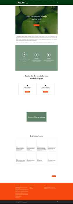 Screenshot srbnutrition.info