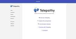 Snímka obrazovky telepathy.freedesktop.org