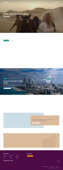 Ekran görüntüsü visitabudhabi.ae
