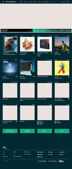Captura de pantalla anjunadeep.com