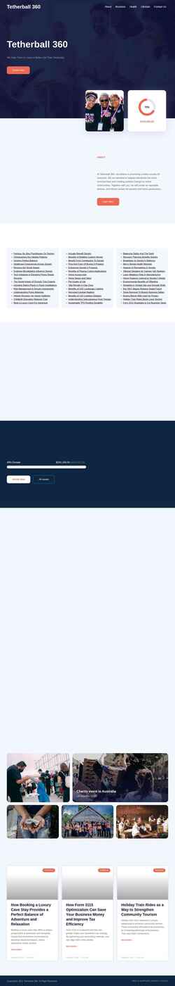 Screenshot tetherball360.com
