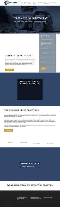 スクリーンショット sonicdryclean.com