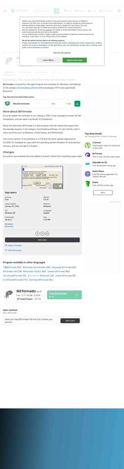 Schermata bittornado.en.softonic.com