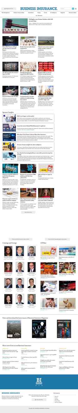 Captura de pantalla businessinsurance.com