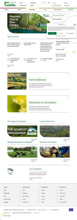 Captura de pantalla teagasc.ie