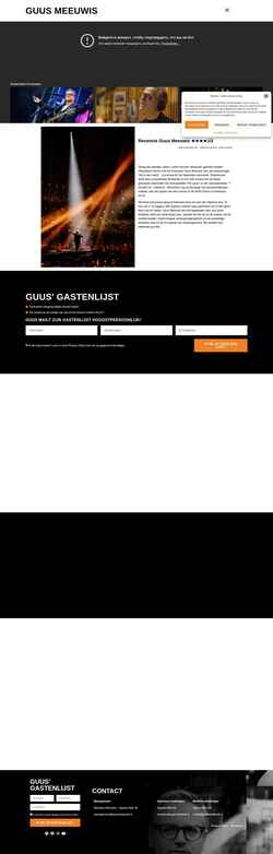 Captura de pantalla guusmeeuwis.nl