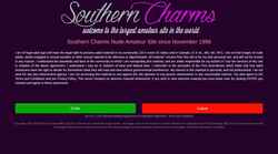 Snímek obrazovky southern-charms.com