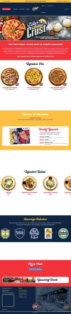 Screenshot lillyspizza.com
