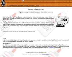 Captura de pantalla papercars.net